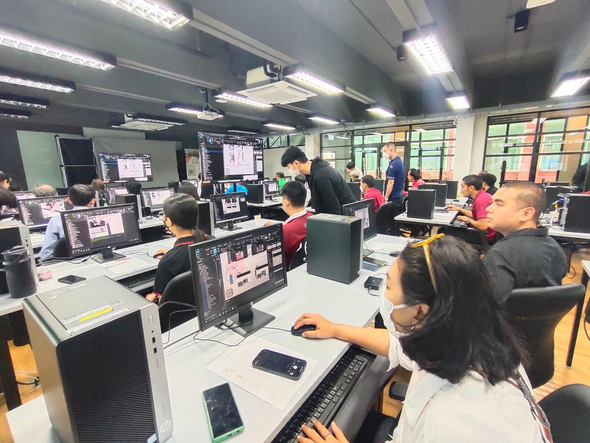 The training focused on designing automated production through virtual ...